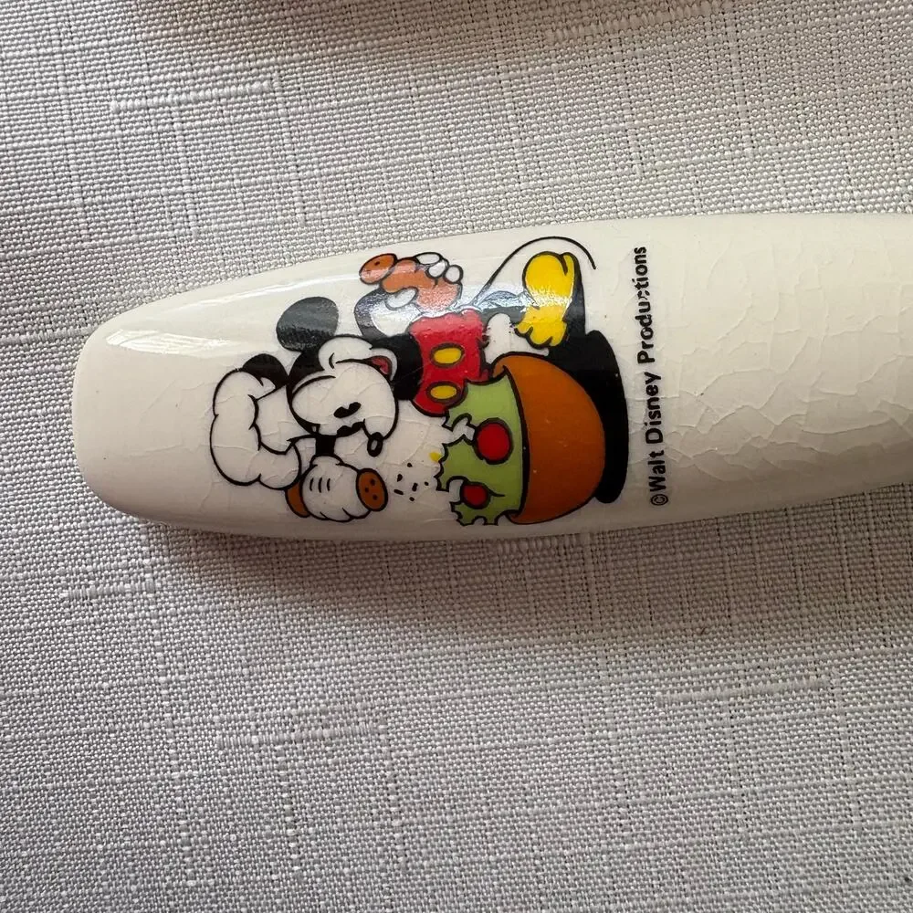 Vintage Walt Disney Salad Spoon and Fork‎